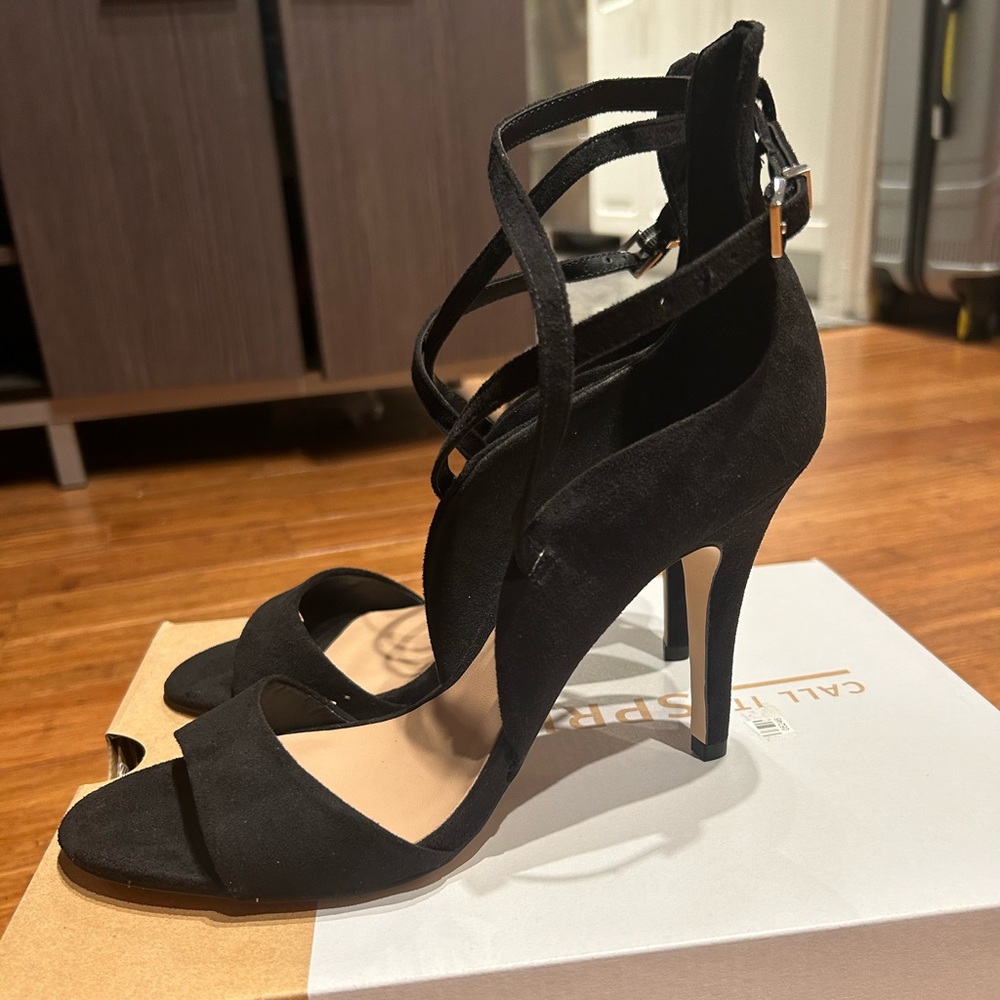 Black Formal Strappy Sandal